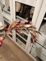 Trocken Blumen Haarkranz rot Pampasgras Oktoberfest Hochzeit boho Hessen - Hanau Vorschau