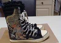 Hohe Sneaker Schnürrschuhe mit buntem Muster Hessen - Künzell Vorschau