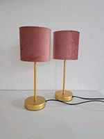Tischlampe Nachttischlampe Gold rosa samt Niedersachsen - Jever Vorschau