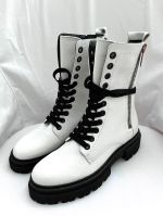 Kennel & Schmenger Stiefel 38,5 Weiß Leder Chucky Boots White Neu Hamburg-Nord - Hamburg Uhlenhorst Vorschau