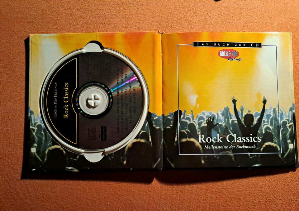 Rock Classics, Meilensteine der Rockmusik Compilation mit Buch in Gerstetten