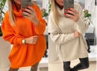 SALE  Damen Rollkragen Long Pullover Tunika Kleid orange grün Rheinland-Pfalz - Mainz Vorschau