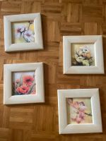 Bild mit Blumenmotiv Echtholzrahmen ca.30 x30  Einzelpreis 7.-€ Nordrhein-Westfalen - Gelsenkirchen Vorschau