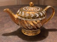 Goldene Sadler Teekanne mit Spiralmuster 40er/50er antik England Hamburg-Mitte - Hamburg Neustadt Vorschau