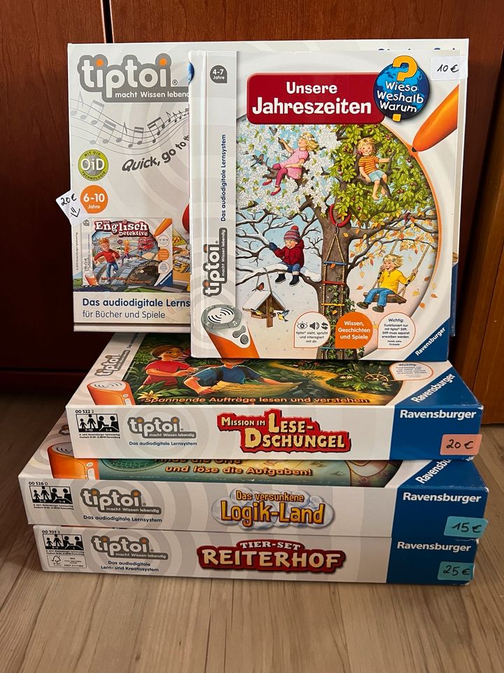 TipToi KONVOLUT - 4 Spiele - 1 Buch, ohne Stift in Kleinostheim