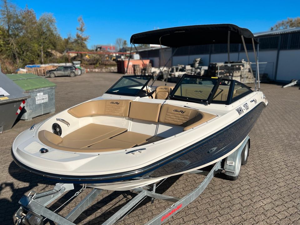 Motorboot Sea Ray 190 SPXE mit und ohne Trailer mieten / chartern in Neuwied