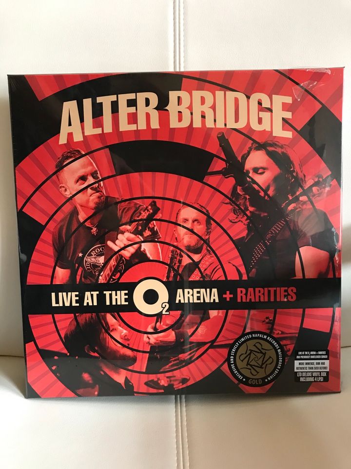 Alter Bridge Live at the O2 Arena 4 Vinyl LPs in Gold neu OVP in Schimberg