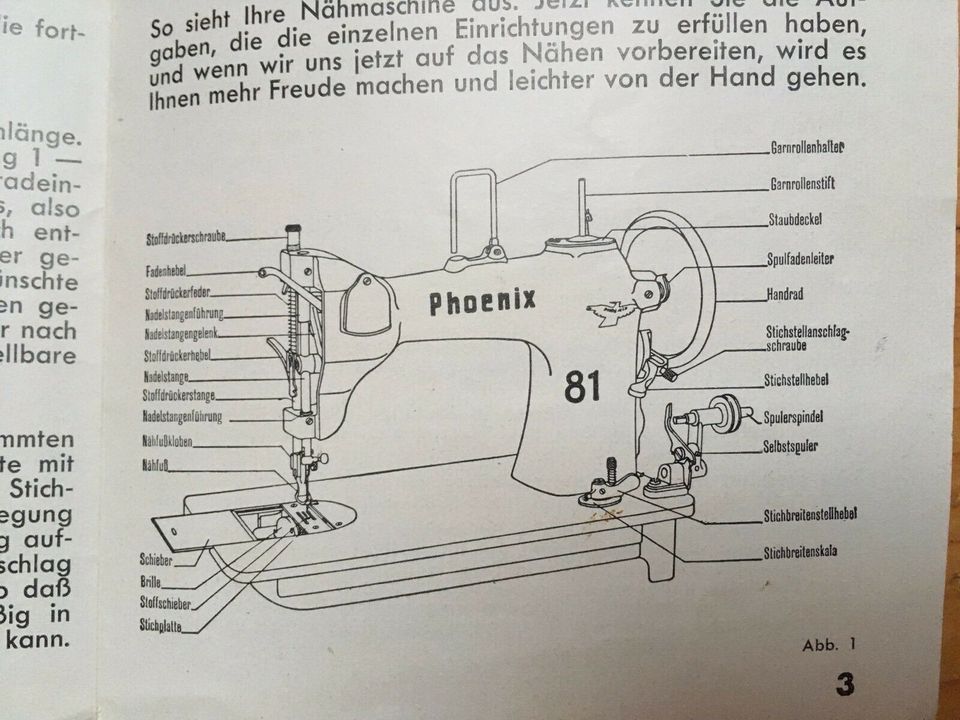 Kopie # Anleitung Nähmaschine Phönix KL 81 in Dresden - Cotta | eBay  Kleinanzeigen ist jetzt Kleinanzeigen