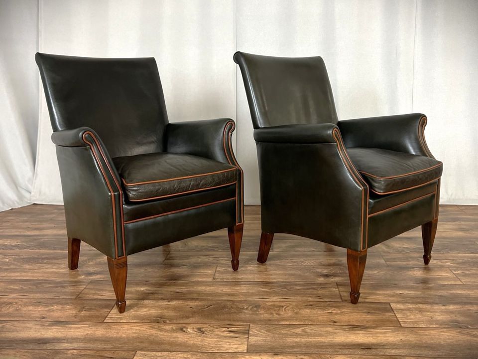 Chesterfield Ledersessel Vintage Paar Sessel Conference Chair in Hüllhorst