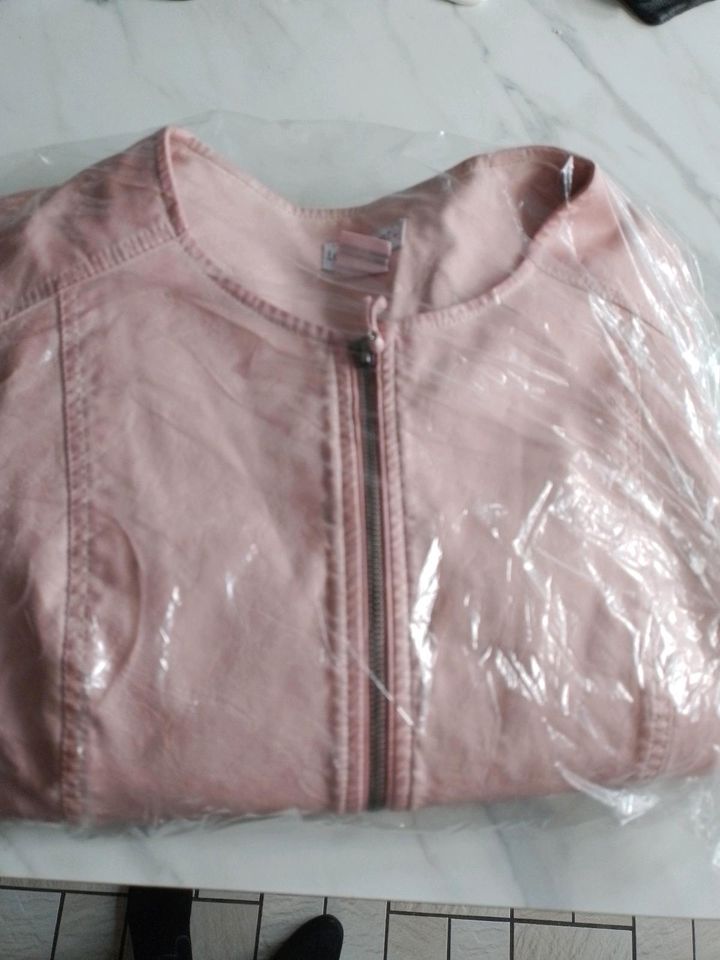 Damenlederjacke (kunst) Gr 42 rosa von LAURA KENT in Greven