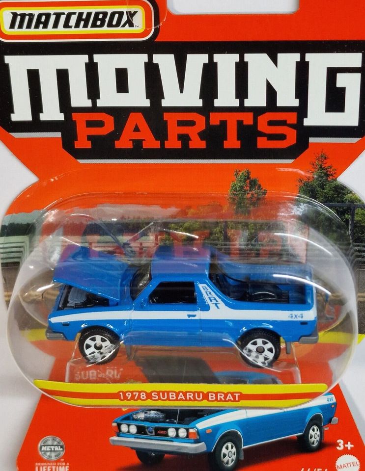 MATCHBOX METAL MOVING PARTS 2023 1978 SUBARU BRAT in Rödental