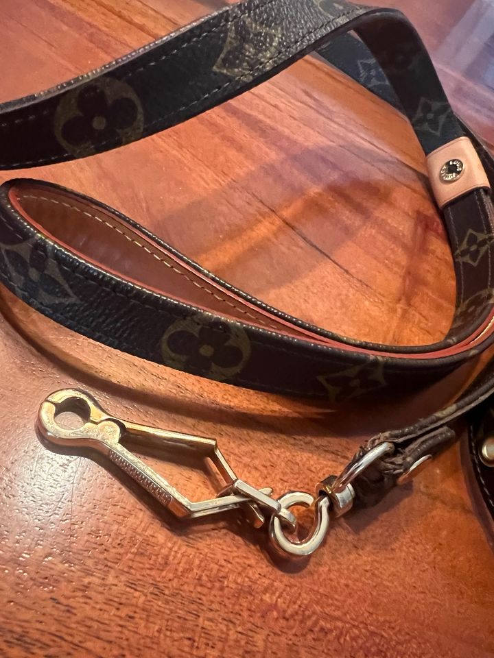 Louis Vuitton Hunde Halsband mit Leine NP 655€ Gr. S top Zustand in München