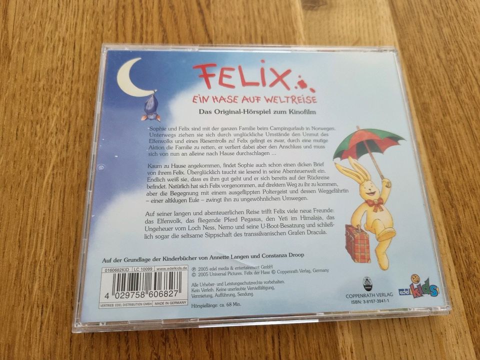 CD Hörspiel Felix Ein Hase auf Weltreise Original Hörspiel zum Ki in Rheinbach