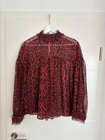 Zara Bluse Leopard rot Gr.L Nordrhein-Westfalen - Jüchen Vorschau