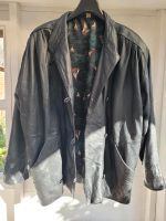 Lederjacke Damen Vintage in schwarz Schleswig-Holstein - Stoltebüll Vorschau