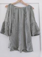 Bluse salbeigrün Gr. 42 Hessen - Selters Vorschau
