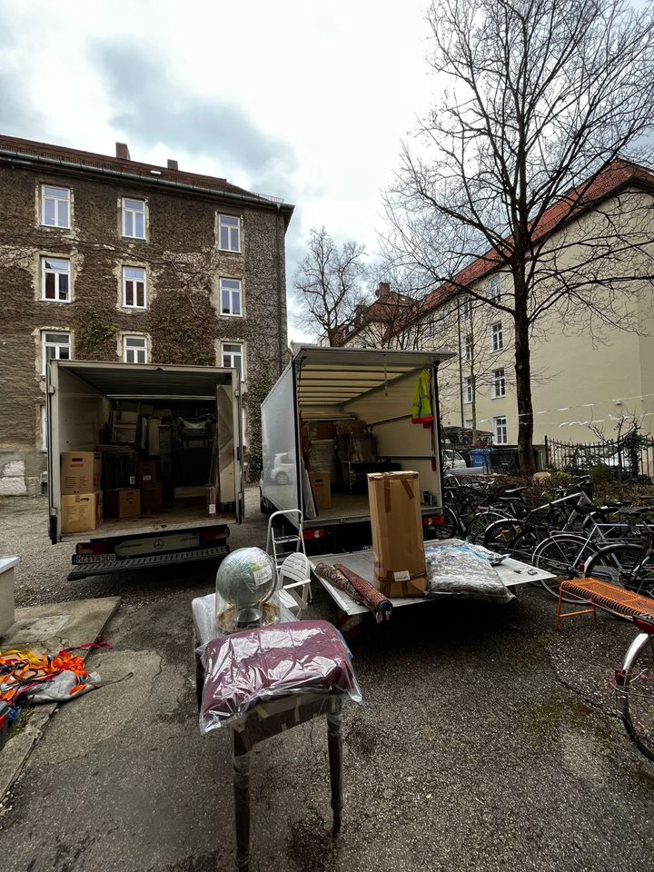 Umzug, Transport in Mainz