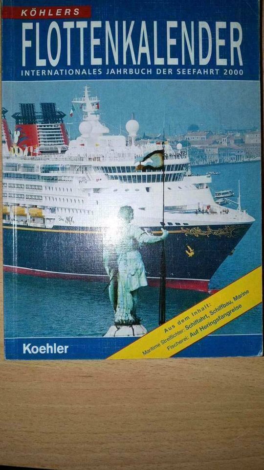 Köhlers Flottenkalender 2001 2000 Englisch für die Seewirtschaft in Sassnitz