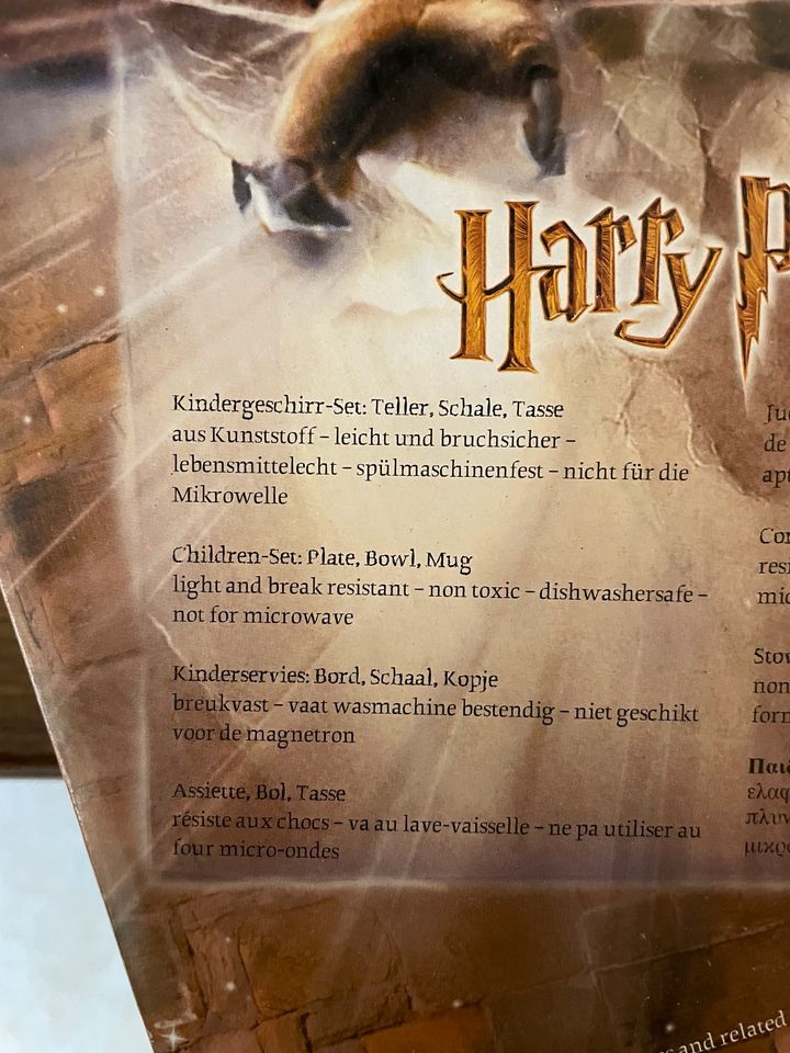 Harry Potter Kindergeschirr 2x in Ochsenfurt