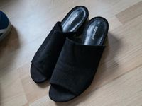 Sandalen, Sommerschuhe, Schläppchen mit Absatz Schwarz Gr. 40 Niedersachsen - Braunschweig Vorschau