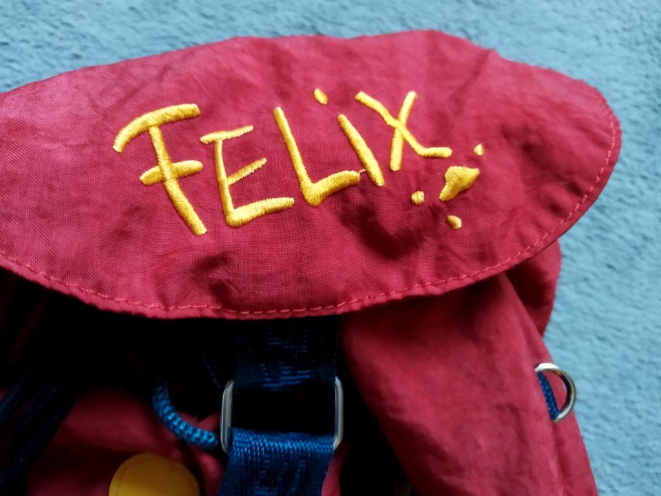 Rucksack Spiegelburg® Felix rot wie neu in Waren (Müritz)