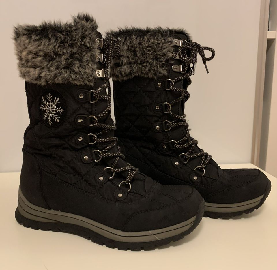 CORTINA Mädchen/Damen Schnee/Winter Boots, Schwarz, Gr. 37, in Wörrstadt