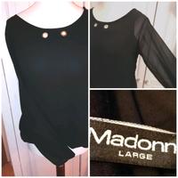 Sexy Bluse transparente Ärmel Langarm Shirt Madonna Gr.L Gothic Bayern - Straubing Vorschau