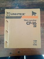 UNI-PEX Horn Speaker Lautsprecher CP-16 8W neu Niedersachsen - Marschacht Vorschau