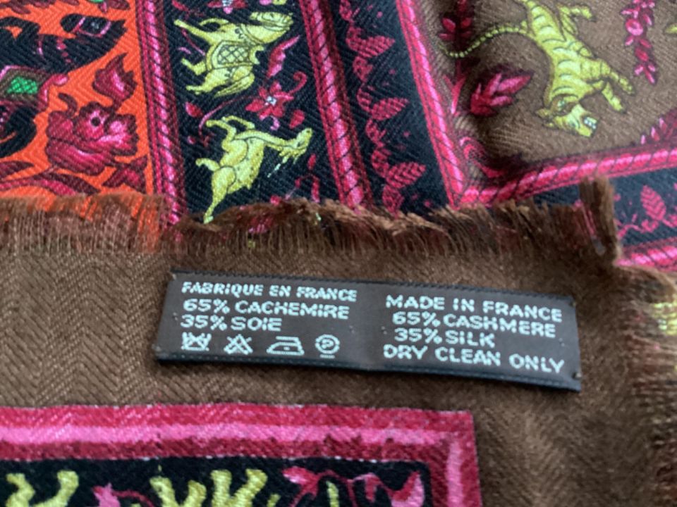 Hermes Cashmere Seidentuch Chasse en Inde Neu und ungetragen in Berlin