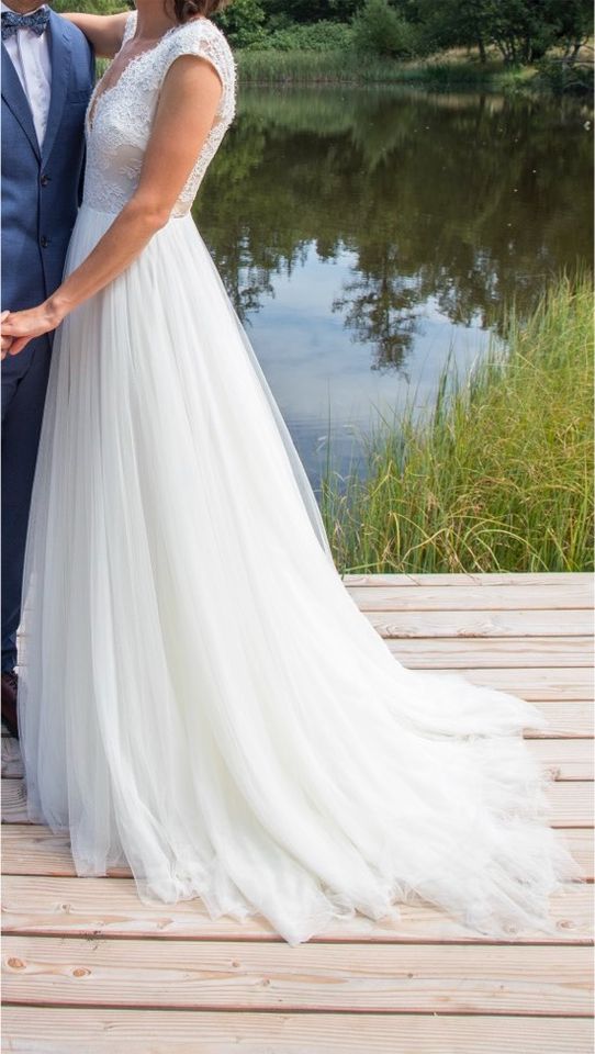 Brautkleid /Hochzeitskleid von Daalarna Couture A-Linie Gr.36/38 in Freiburg im Breisgau