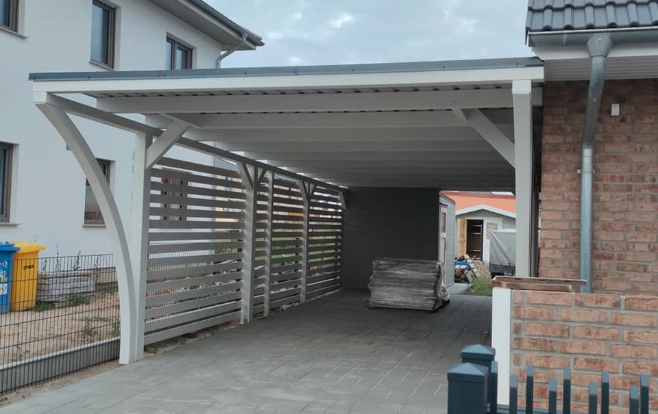 Holz Carport mit Bogen | Massivholz aus Polen in Berlin