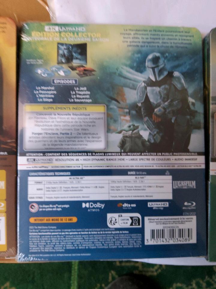 Mandalorian 1-3 franz. Steelbooks mit Deutsch 4k uhd+BD neu + ovp in Mainz