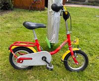 Puky 12 Zoll Kinderfahrrad rot gelb Berlin - Mahlsdorf Vorschau