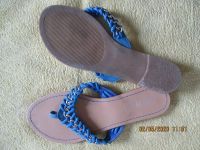 Flipn Flops Sandalen 37 in blau Sachsen-Anhalt - Wieskau Vorschau