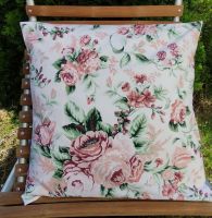 englische Rosen Kissenhülle 50x50 cm aus 100% Baumwolle, neu Baden-Württemberg - Roigheim Vorschau