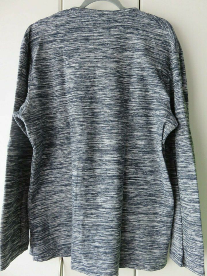 TOM TAYLOR He Henley❇ T-Shirt/Pulli XXL Blau WIE NEU! in Gebhardshain