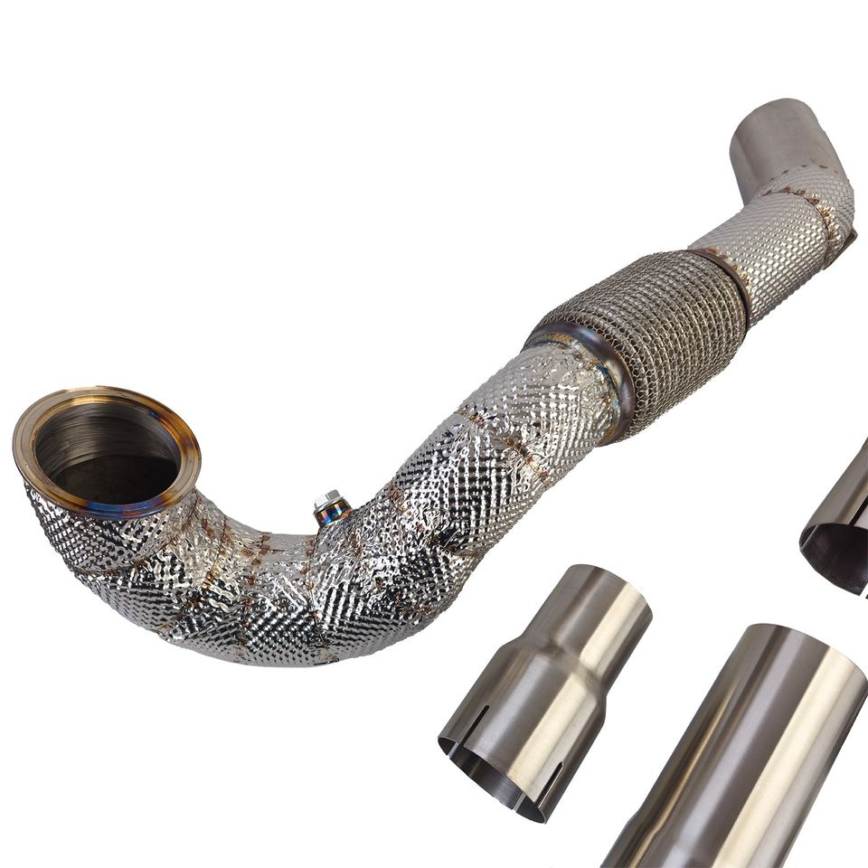 Rennsport Downpipe mit Sportkat und Hitzeschutz für Audi A3 8V 1.8 TFSI 2.0 TFSI (42202_3) in Witten