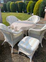 Gartengruppe Garten Lounge Rattan weiß Gartenmöbel Sitzgruppe Schleswig-Holstein - Neumünster Vorschau