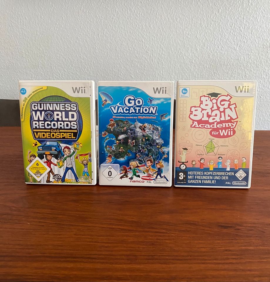 3 Top Wii Spiele "Mix" (GUTER ZUSTAND-3 SPIELE 25€) in Hamburg