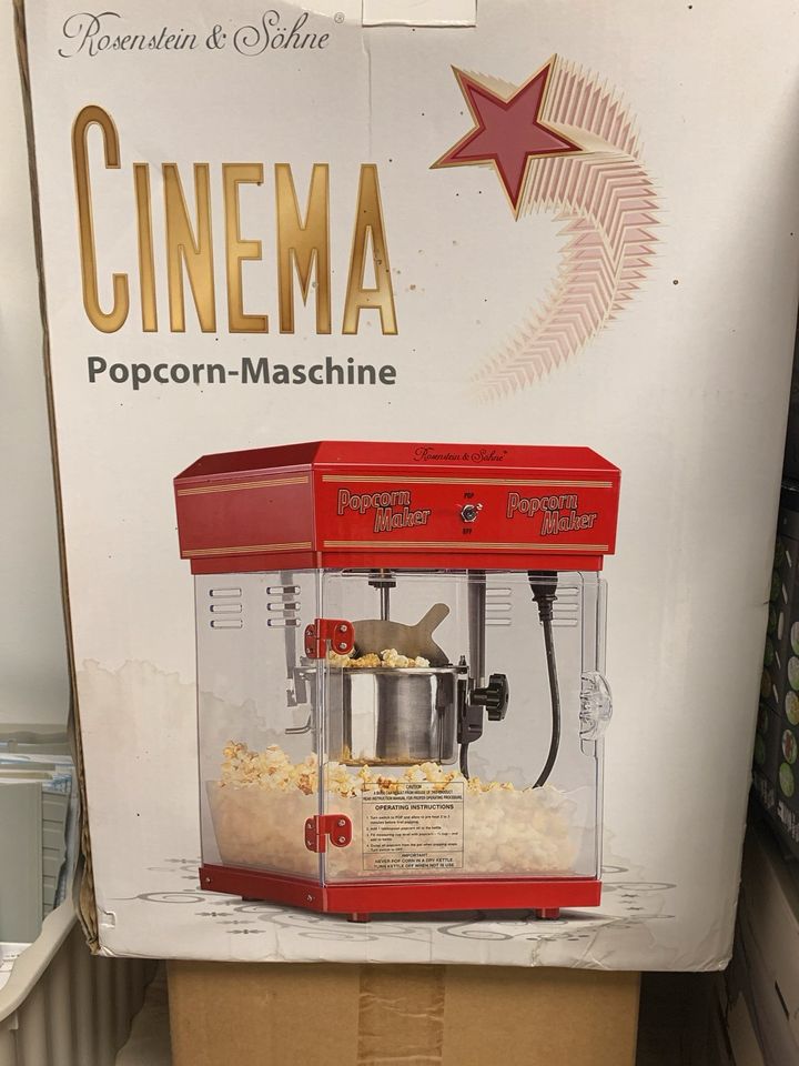 Popcornmaschine /Neu/marke Rosenstein& Söhne in Hamburg