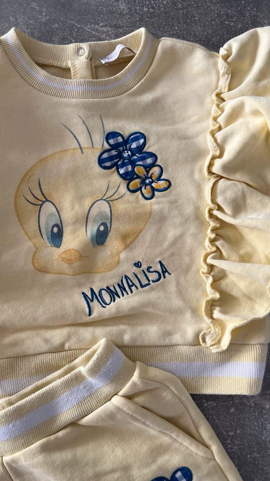 Monnalisa x Disney Sets Freizeitanzug und Shirt mit Leggins 86 92 in Tönisvorst