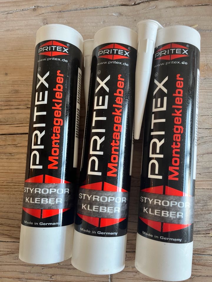 3x 300 ml Montagekleber Pritex Styroporkleber in Elsfleth