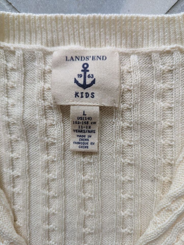 LANDS' END Mädchen Strickjacke L US14 11-12 Jahre 152/158 NEU in München