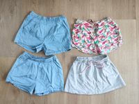 Gr. 140 - 3 Sommershorts Shorts für Mädchen + Rock Sachsen - Freital Vorschau