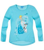 Eiskönigin Frozen Shirt langarm Langarmshirt Elsa Gr. 116/128/140 Hessen - Künzell Vorschau