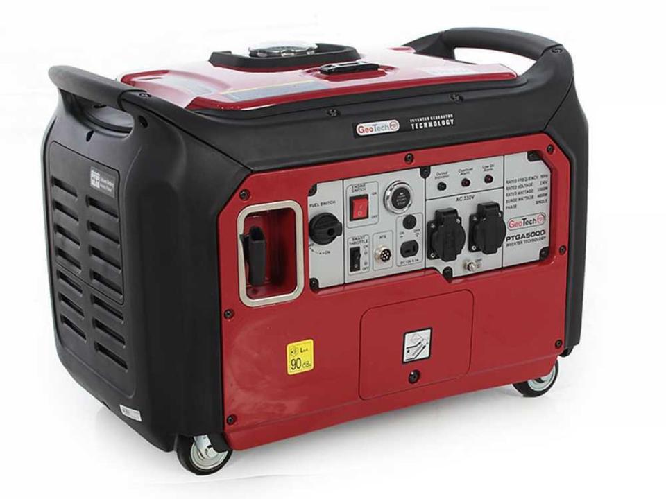 GeoTech Benzin Leiser Inverter-Stromerzeuger 4kW + ATS PTGA 5000i in Michelfeld