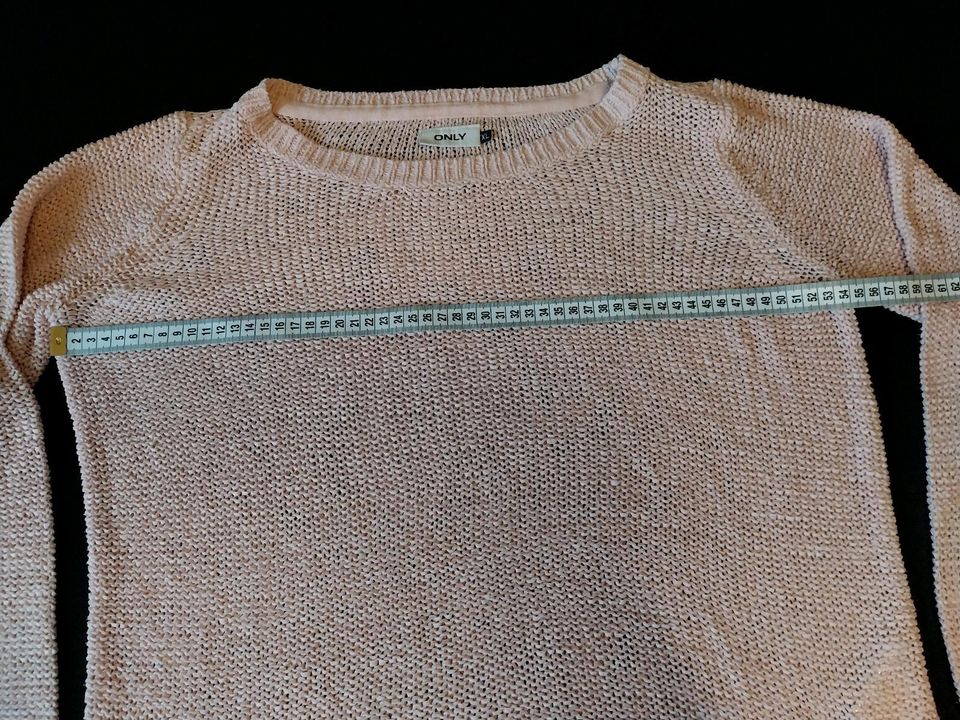 2 Pullover Cecil Strickpullover braun/glitzer, Only Pullover rosa in Steinhagen