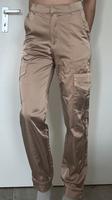 Zara Satin Hose Glanz neuwertig XS Champagner elegant Brandenburg - Potsdam Vorschau