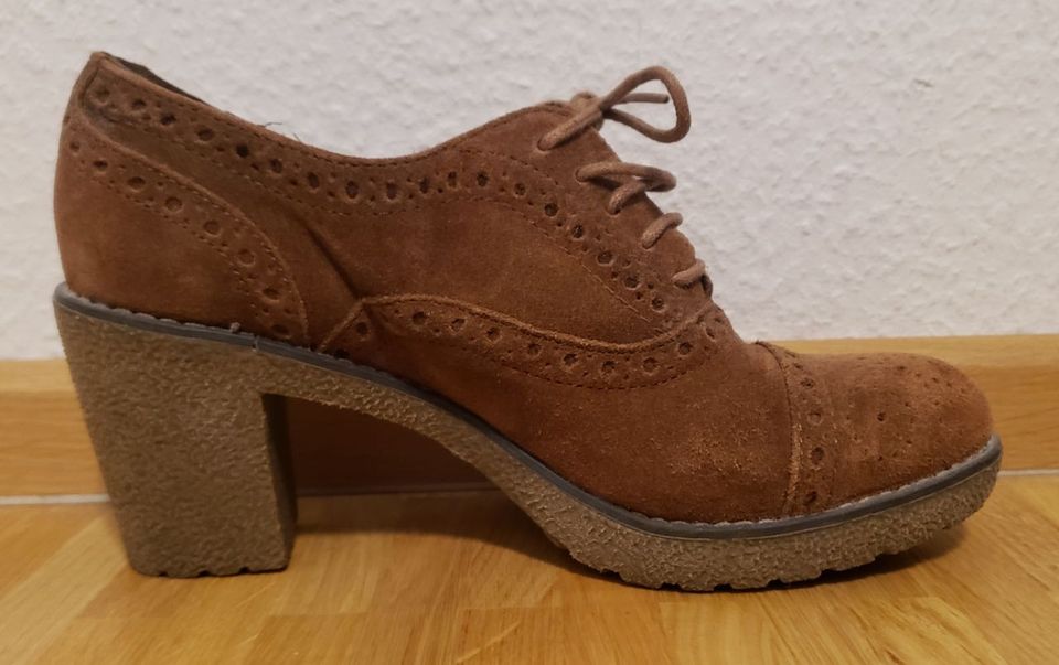 Damen Schnürstiefelette Janet D. echt Leder braun Größe 37 #16 in Ludwigsburg