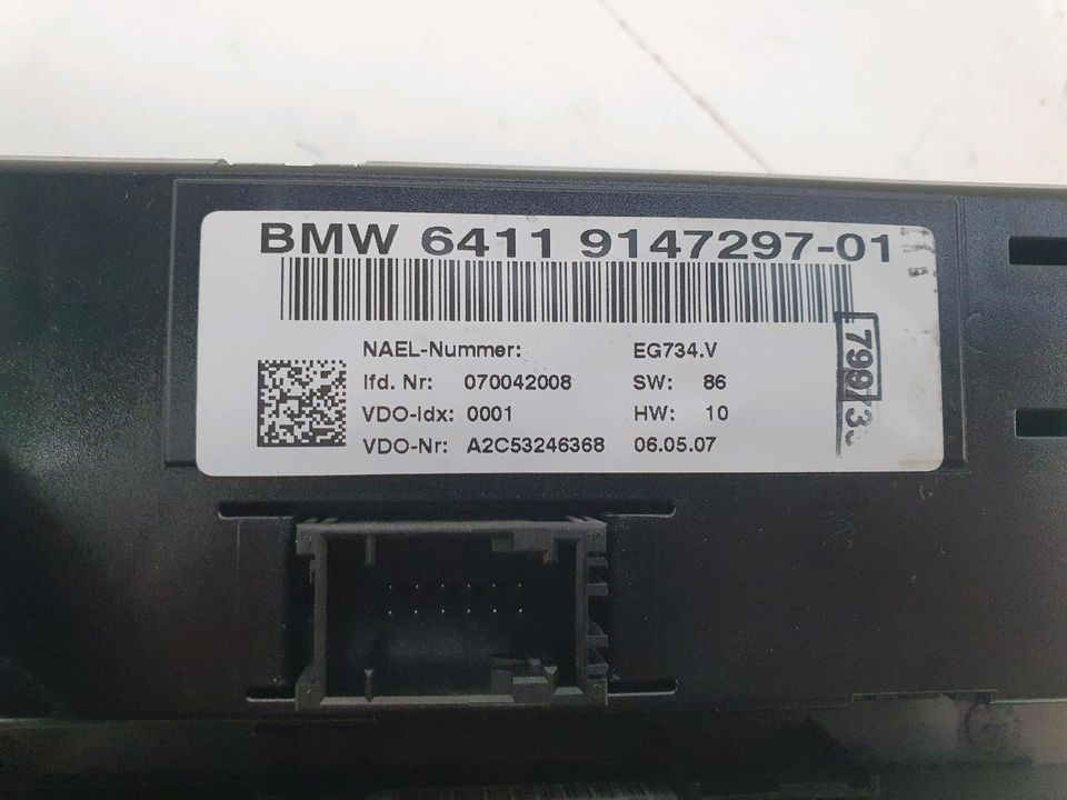 Original BMW 1er E81 E87 3er E90 E91 Bedienteil Klimaanlage #656 in Bochum